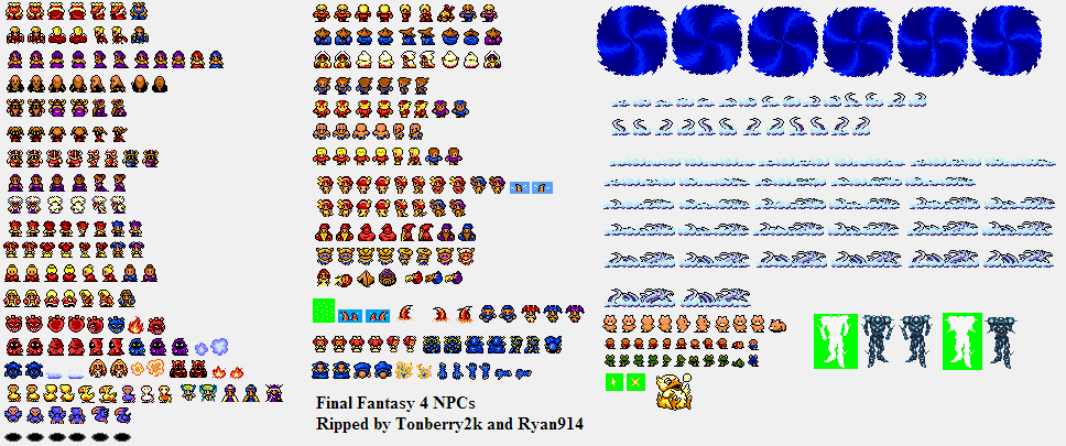 Final Fantasy 4 - NPCs (Overworld)