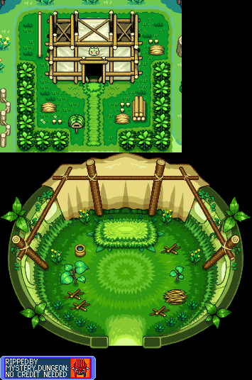 Pokémon Mystery Dungeon: Red Rescue Team - Grass Hut (Construction)