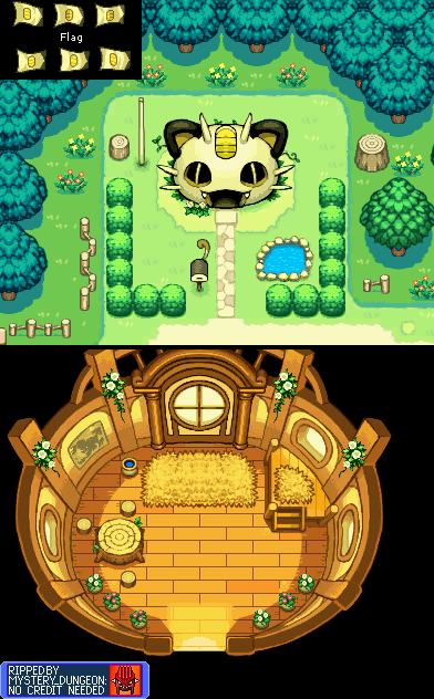Pokémon Mystery Dungeon: Red Rescue Team - Meowth Hut