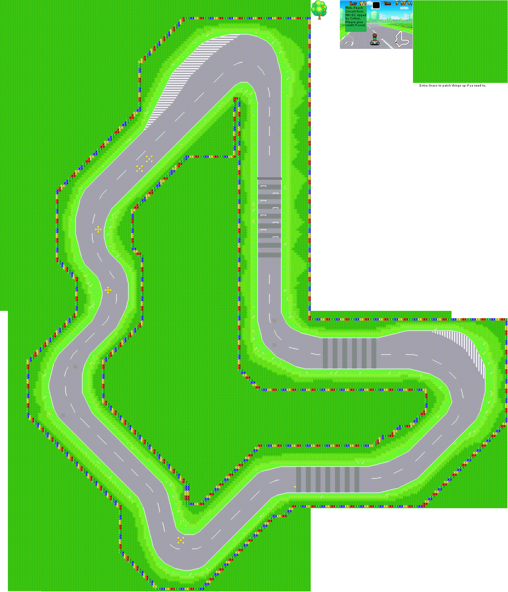 Mario Kart: Super Circuit - Peach Circuit