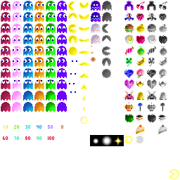 Pac-Man Championship Edition - Main Sprites (iOS)