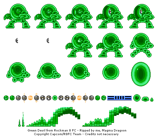 Rockman 8 FC / Mega Man 8 FC - Green Devil