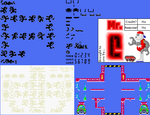 Game & Watch Gallery 4 / Game & Watch Gallery Advance - Mario's Cement Factory (Classic)