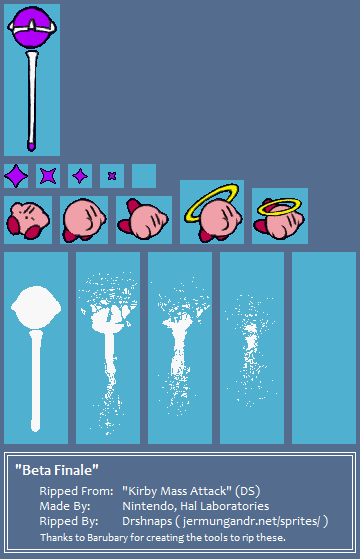 Kirby Mass Attack - Unused Finale