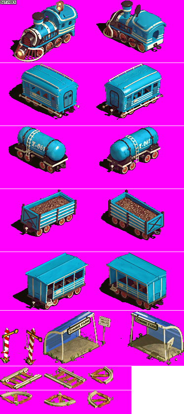 Zombie Island - Train & Equipment