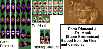 Super Bomberman - Carat Diamond & Dr. Mook