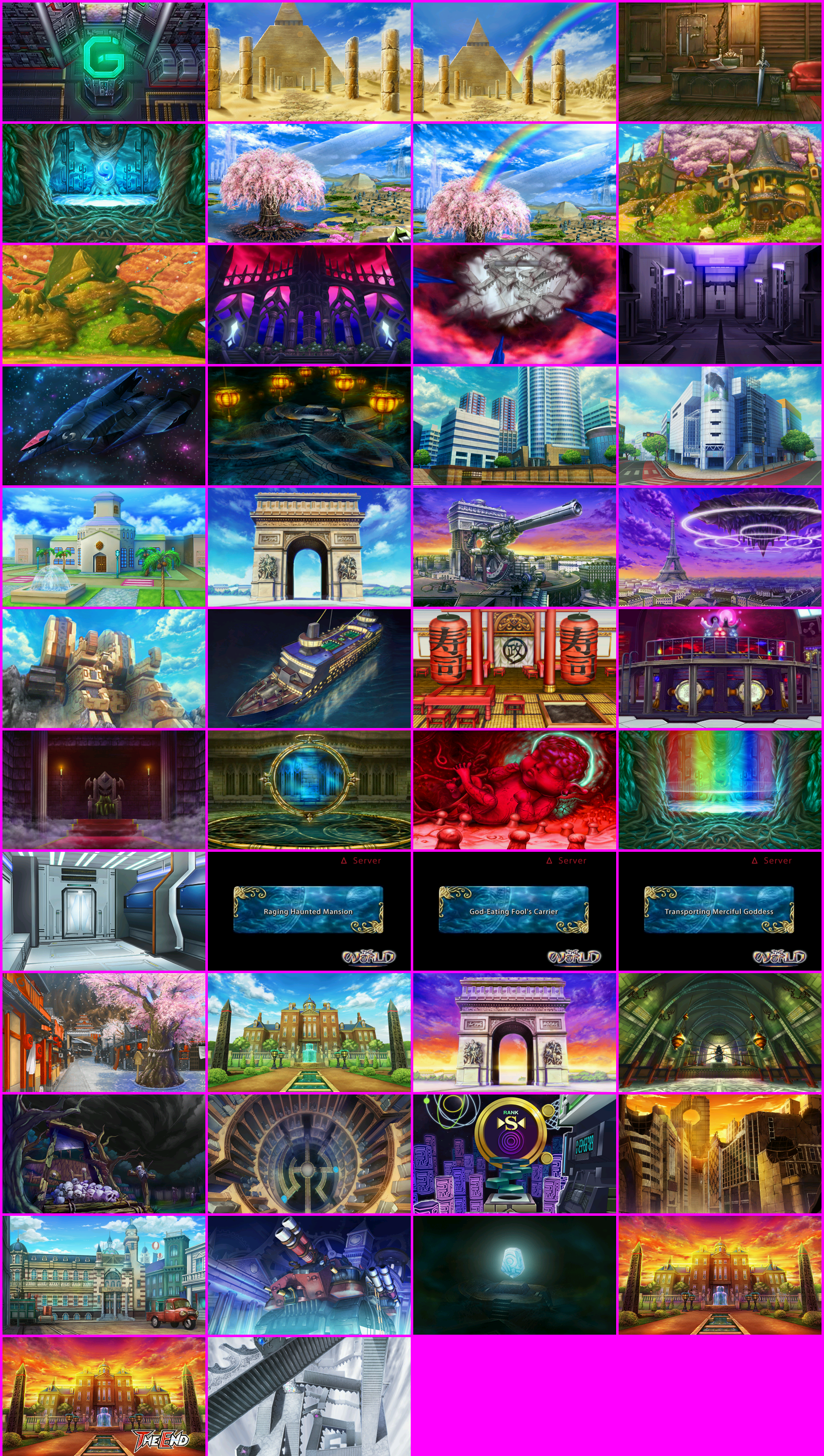 Project X Zone - Event Backgrounds