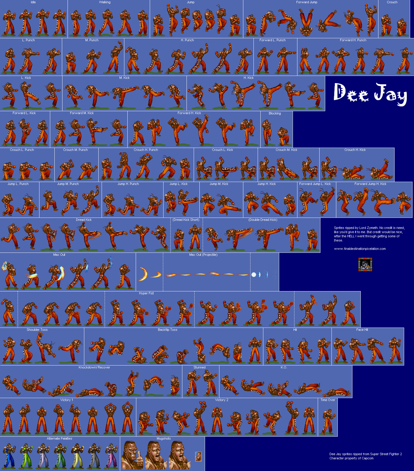 Super Street Fighter II: The New Challengers - Dee Jay