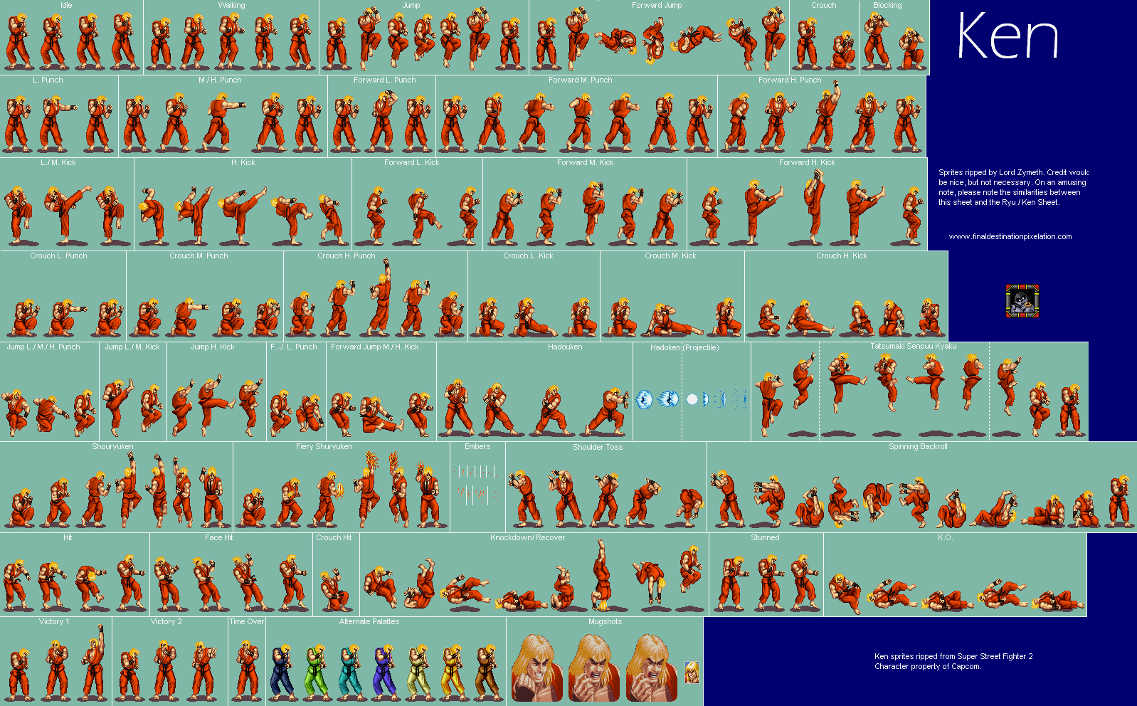 Super Street Fighter II: The New Challengers - Ken