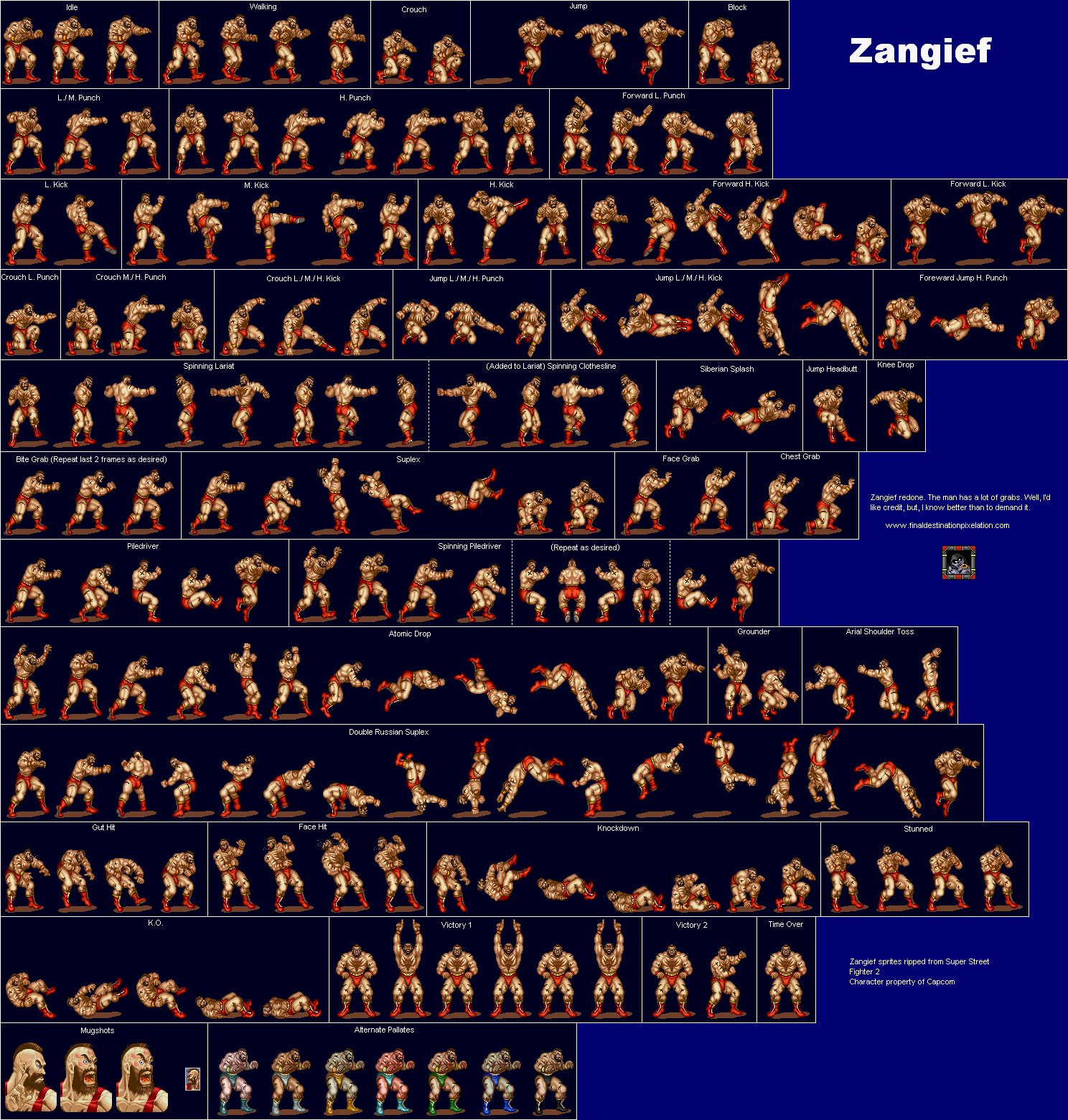 Super Street Fighter II: The New Challengers - Zangief