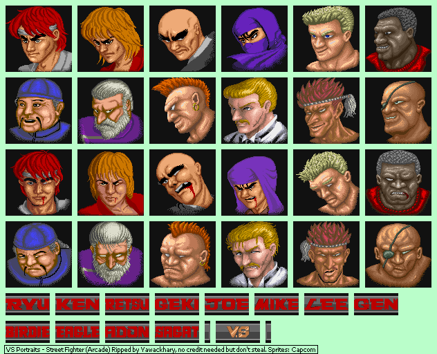 Street Fighter - Portraits