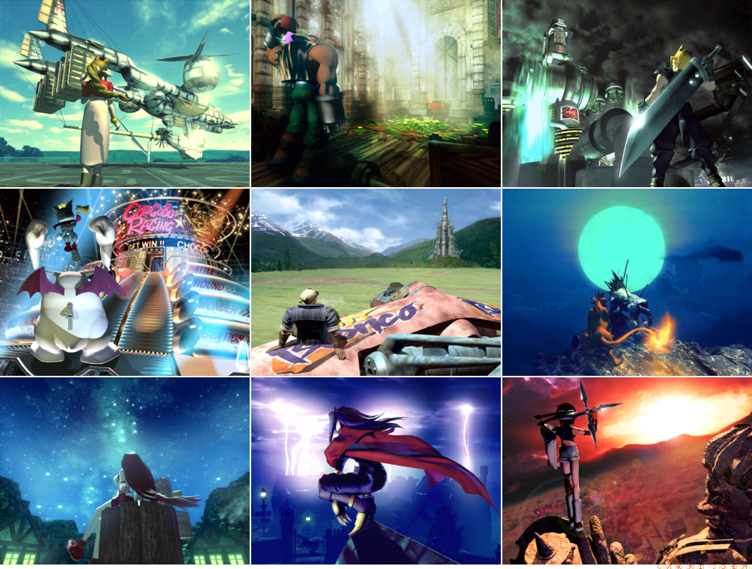 Final Fantasy 7 - Disk Change Images