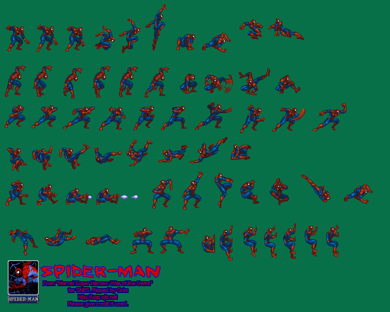 Marvel Super Heroes: War of the Gems - Spider-Man