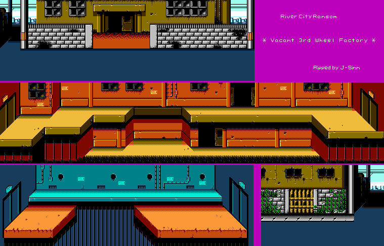 River City Ransom / Street Gangs - Vacant 3rd Wheel Factory