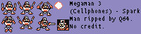 Mega Man 3 (Cellphone) - Spark Man