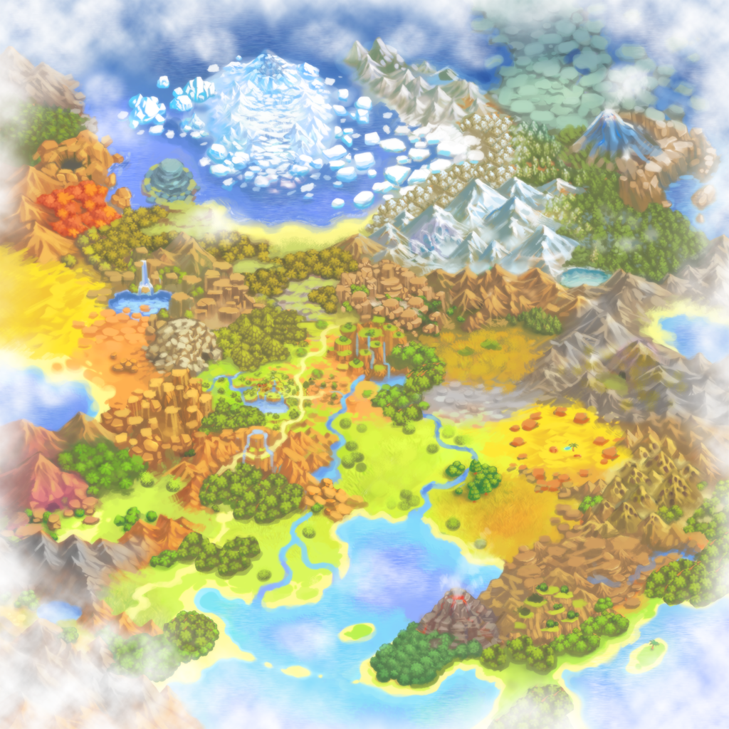 Pokémon Mystery Dungeon: Gates to Infinity - World Map 3