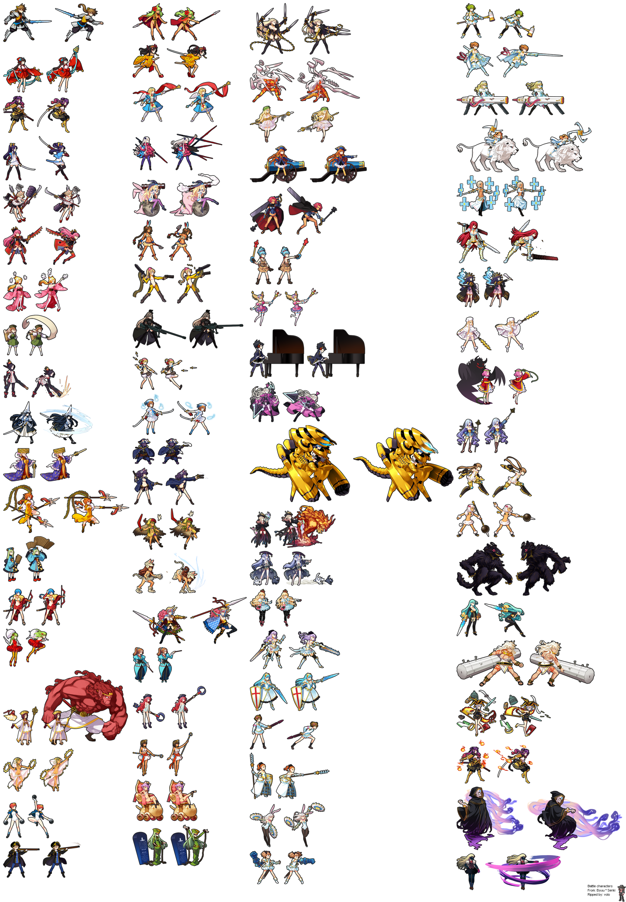 Battle Characters (Main Units)