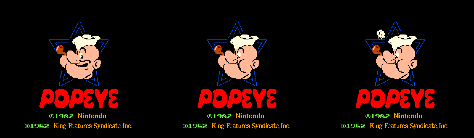 Popeye - Title Screen