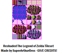 The Legend of Zelda Customs - Tileset (The Legend of Zelda)
