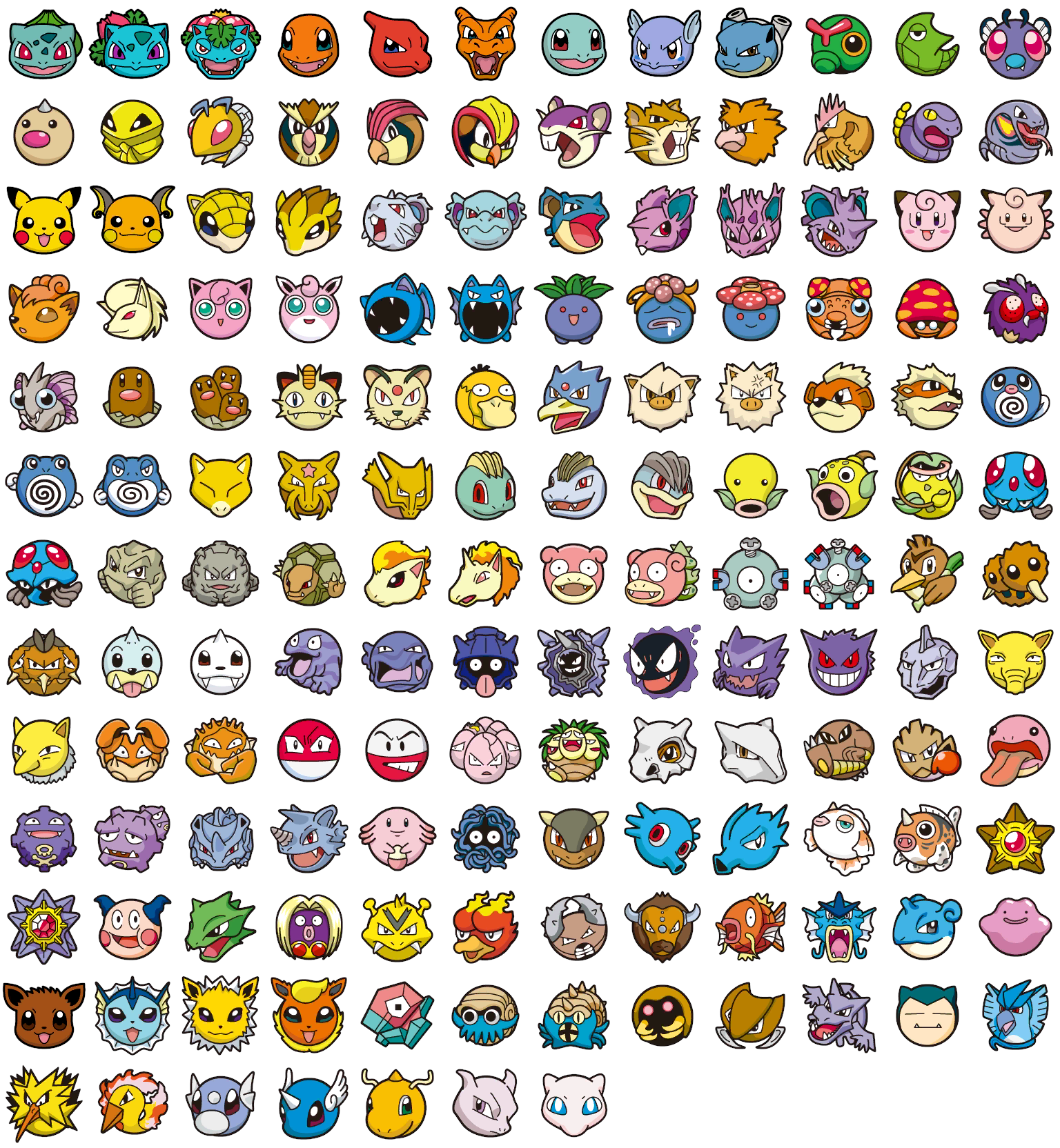 Pokémon Battle Trozei! / Pokémon Link: Battle! - Pokémon (1st Generation)