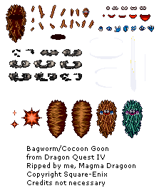 Dragon Quest 4: The Chapters of the Chosen - Bagworm / Cocoon Goon
