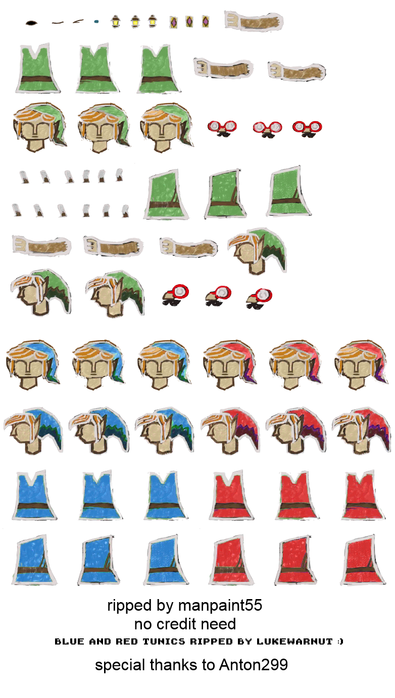 The Legend of Zelda: A Link Between Worlds - Link (Flat)