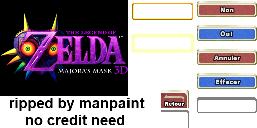 The Legend of Zelda: Majora's Mask 3D - File Select (FR)