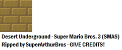 Super Mario All-Stars: Super Mario Bros. 3 - Desert Underground