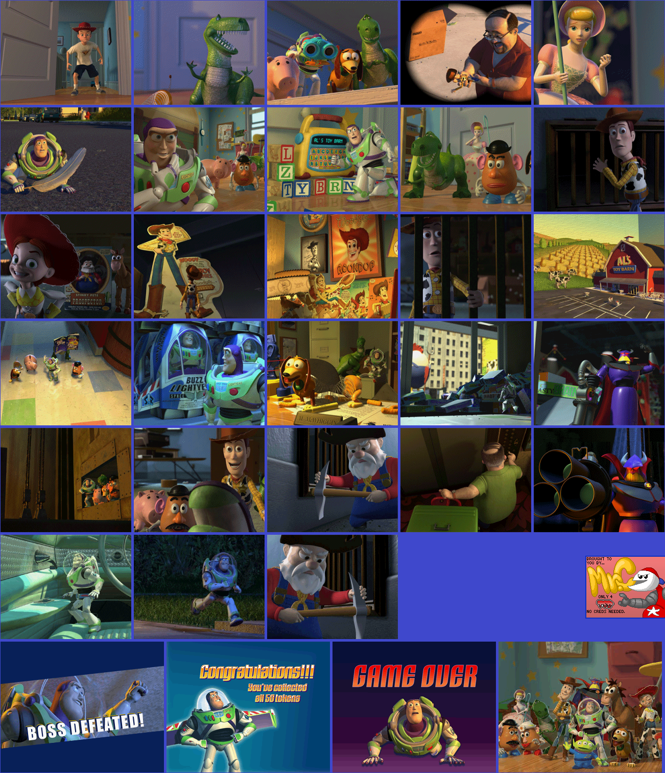 Toy Story 2: Buzz Lightyear to the Rescue - Cutscenes