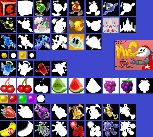 Pac-Man World Rally - Item Icons