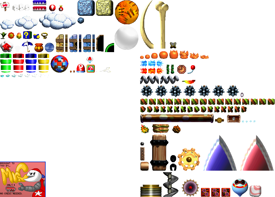 Yoshi's Story - Stage Objects