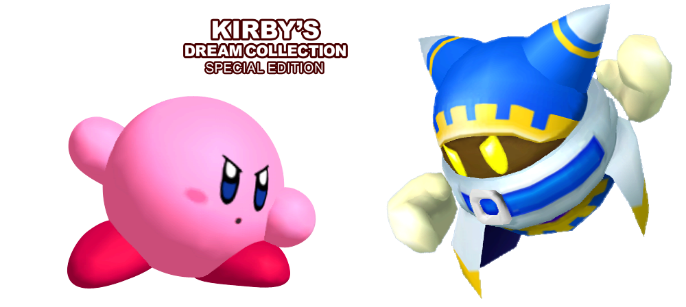 Kirby's Dream Collection - Kirby & Magolor Renders