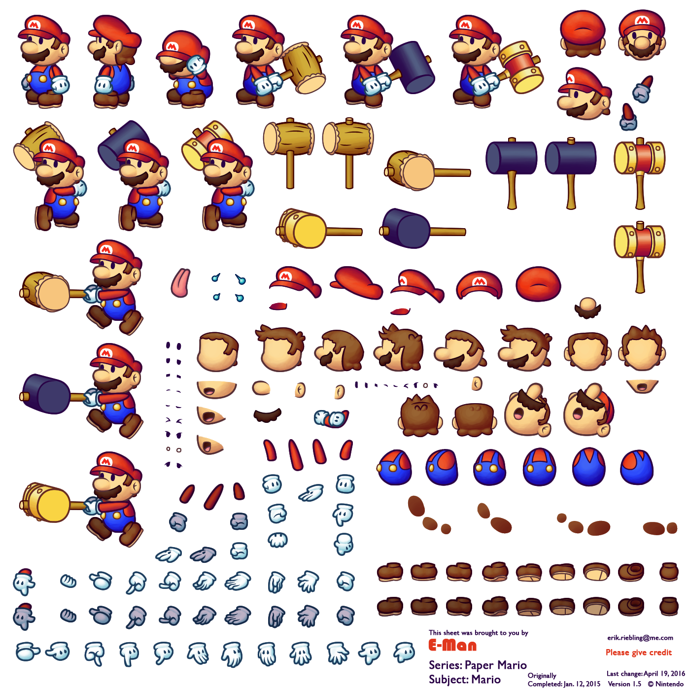 Paper Mario Customs - Paper Mario