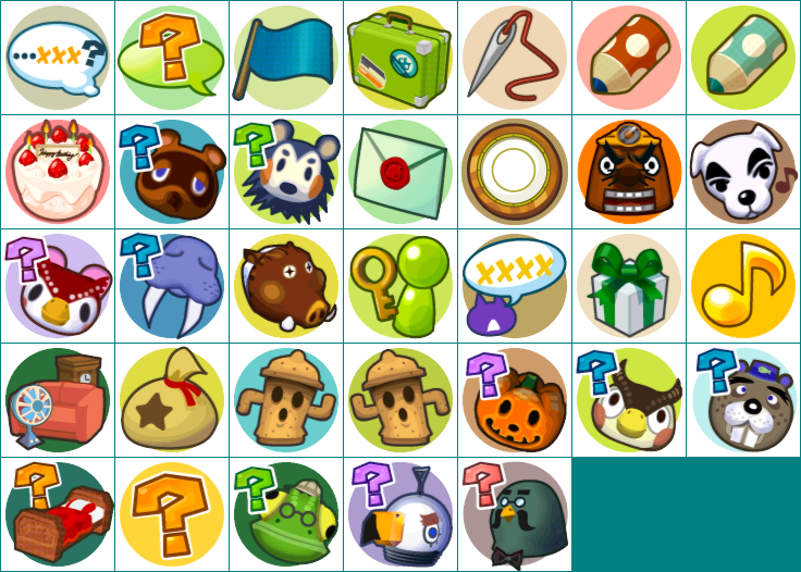 Character Question Icons