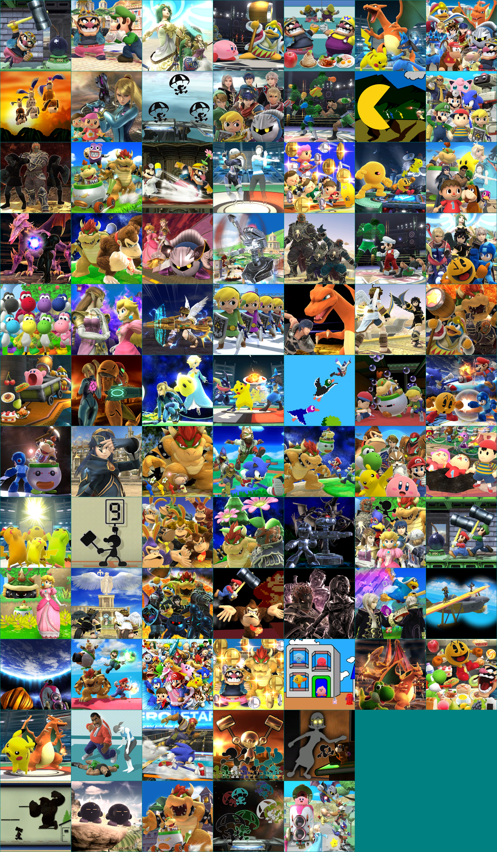 Super Smash Bros. for Wii U - Event Icons