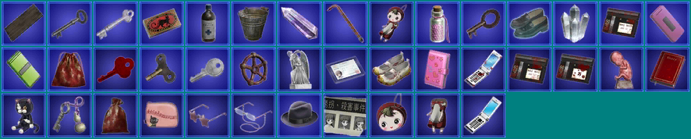 Corpse Party: Blood Covered - Repeated Fear - Items