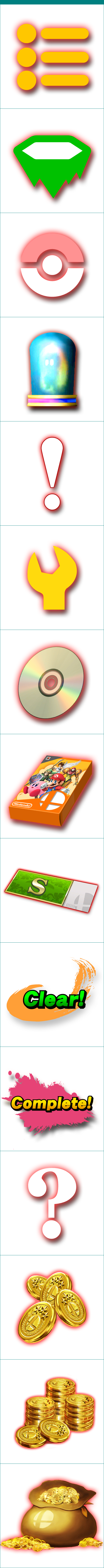 Super Smash Bros. for Wii U - Prize Icons