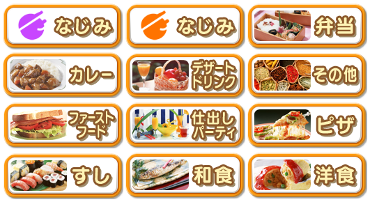 Demae Channel / Food Delivery Channel (JPN) - Food Choices