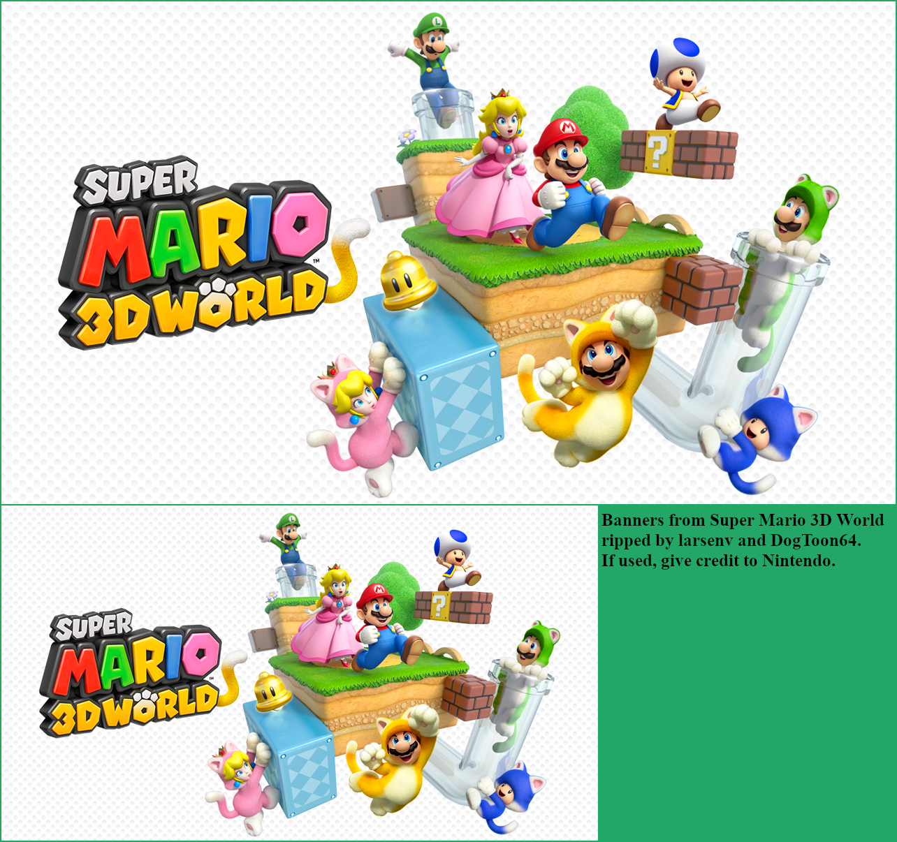 Super Mario 3D World - Banners