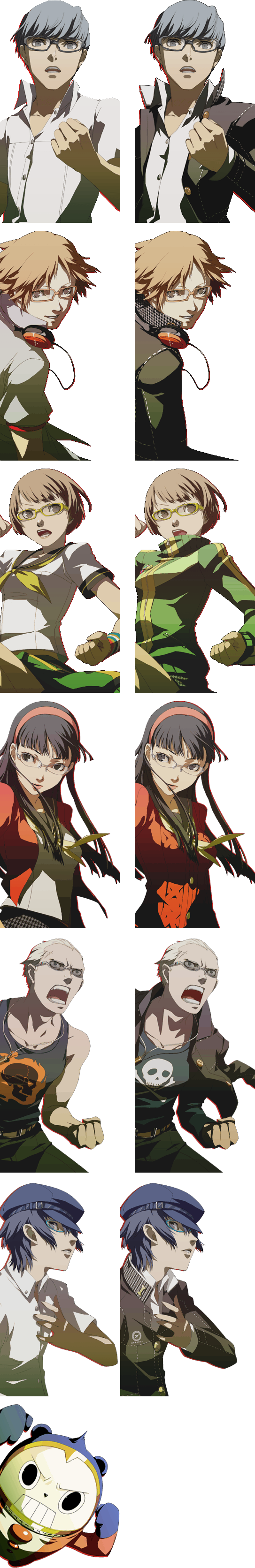 Persona 4 - 3- and 4-Panel All Out Attack