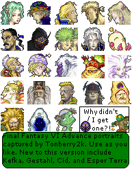 Final Fantasy 6 Advance - Portraits