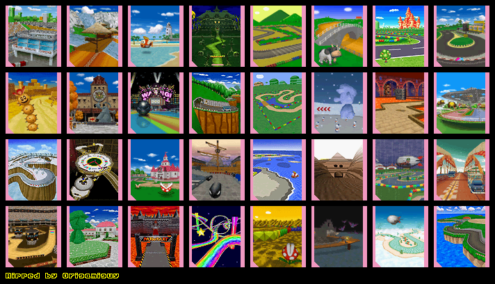 Mario Kart DS - Course Selection