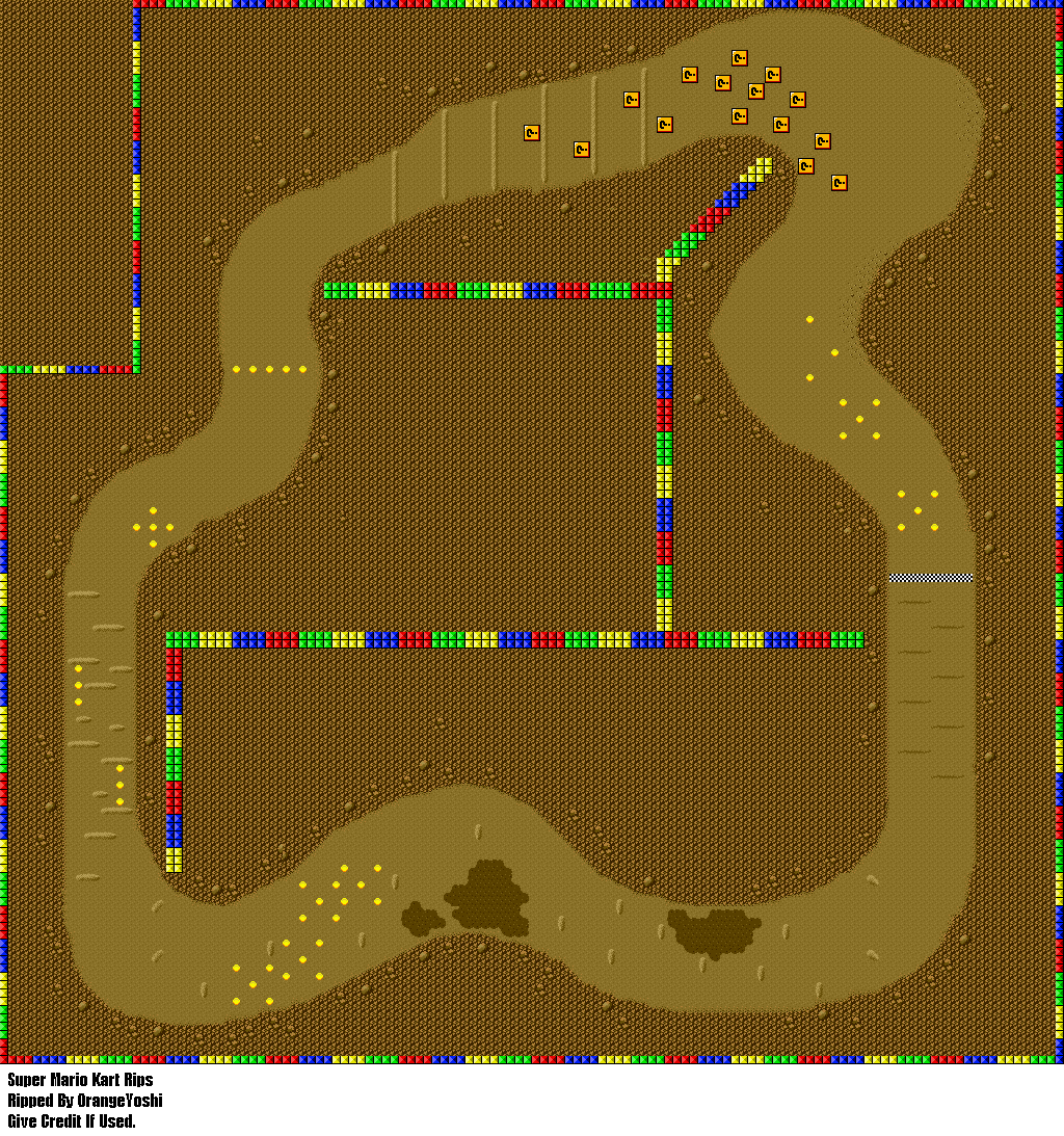 Super Mario Kart - Choco Island 1