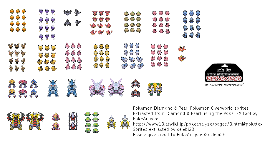 Pokémon Diamond / Pearl - Pokémon (Overworld)