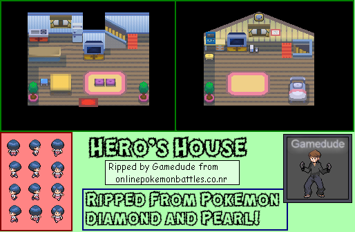 Pokémon Diamond / Pearl - Player's House