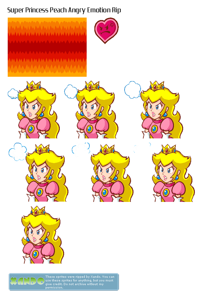Super Princess Peach - Rage Peach