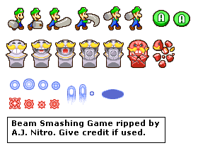 Mario & Luigi: Superstar Saga - Beam Smashing Game