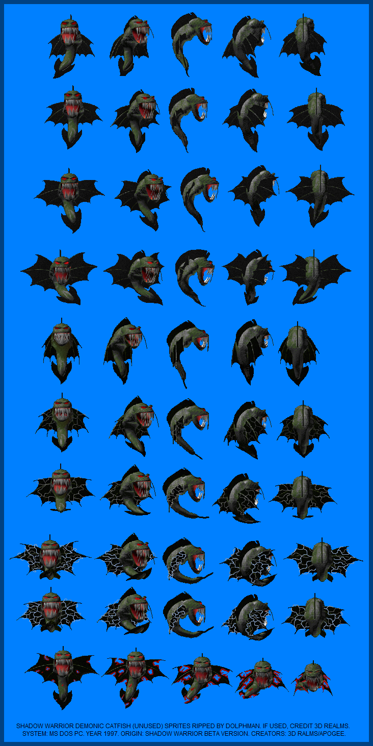 Shadow Warrior (Prototypes) - Demonic Catfish (Unused)