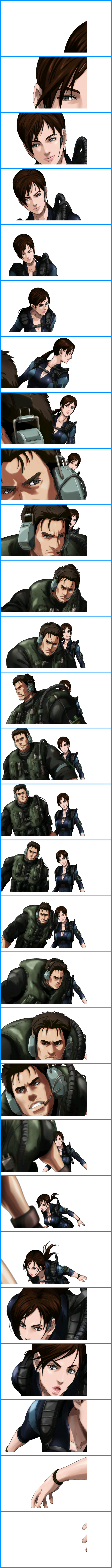 Project X Zone 2 - Chris Redfield and Jill Valentine