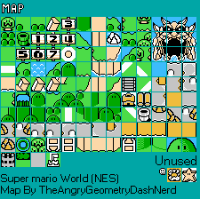 Super Mario World (Bootleg) - Map Tiles
